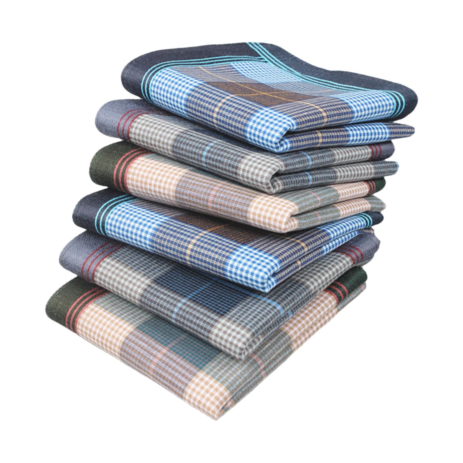 Paquete de 6 pañuelos de algod - Handkerchief Cotton Men reseña y precio