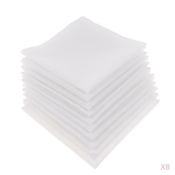 Pañuelos de Algodón Blanco Sól - Handkerchief Cotton Men reseña y precio