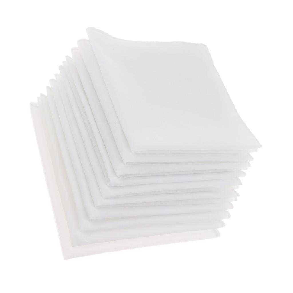 Pañuelos de Algodón Blanco Sól - Handkerchief Cotton Men reseña y precio