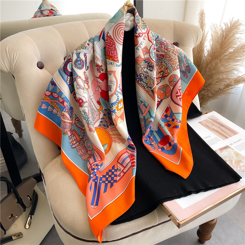 Pañuelo de Seda Cuadrado con E - Face Scarf Mask reseña y precio